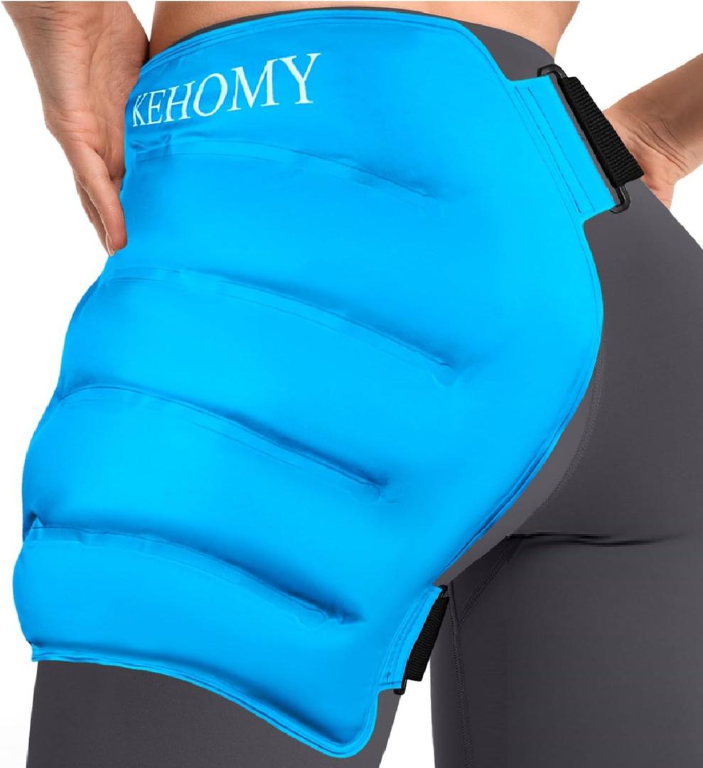 Gel Hip Ice Pack for Injuries, Reusable Cold Pack for Sciatica Pain Relief, After Surgery Recovery Supplies/Gifts for Women/Men, Hot and Cold Therapy Ice Wrap for Knee/Back/Shoulder