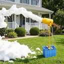 VEVOR Foam Machine, 9.84 to 16.40 ft Spray Distance Foam Cannon Party Machine, Bubble Cannon with 74QT Water Tank, Stable Vertical Design, Dense Foams Maker for Gatherings, Celebrations & Par