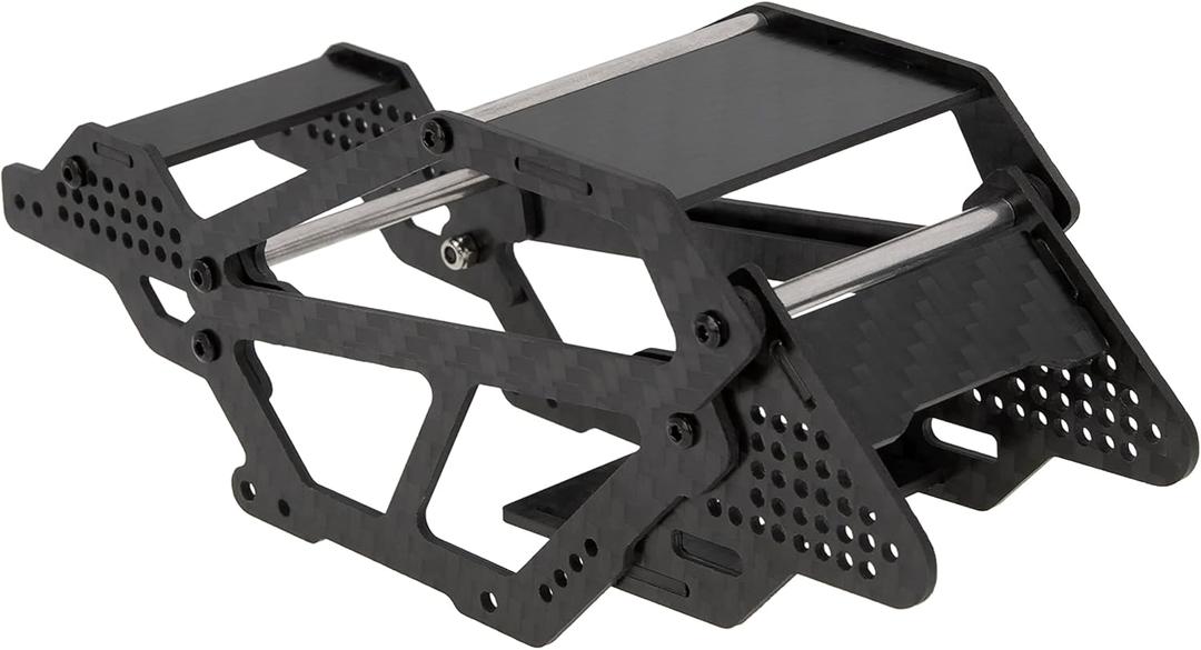MEUS Racing TRX4M LCG Chassis Frame Carbon Fiber Kit for TRX4M Defender Bronco 1/18 RC Crawler Upgrades Parts
