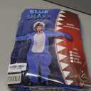 ReneeCho Boys Shark Costume Kids Onesie Pajamas Halloween Sea Animal Suit Onesie (Small, Blue)