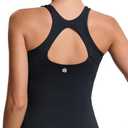 RUNNING GIRL Workout Tank Tops for Women Built in Shelf Bras Padded,Sleeveless Gym Tops Athletic Yoga Shirts.  XXL