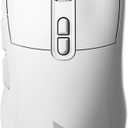 TSG809 Wireless BT Gaming Mouse Rechargeable/2.4GHz/Type-C Connect,PAW3311 Sensor,24000 Dpi,Lightweight,5 Programmable Buttons, 500 mAh Battery,Ergonomic Design for Pc-White