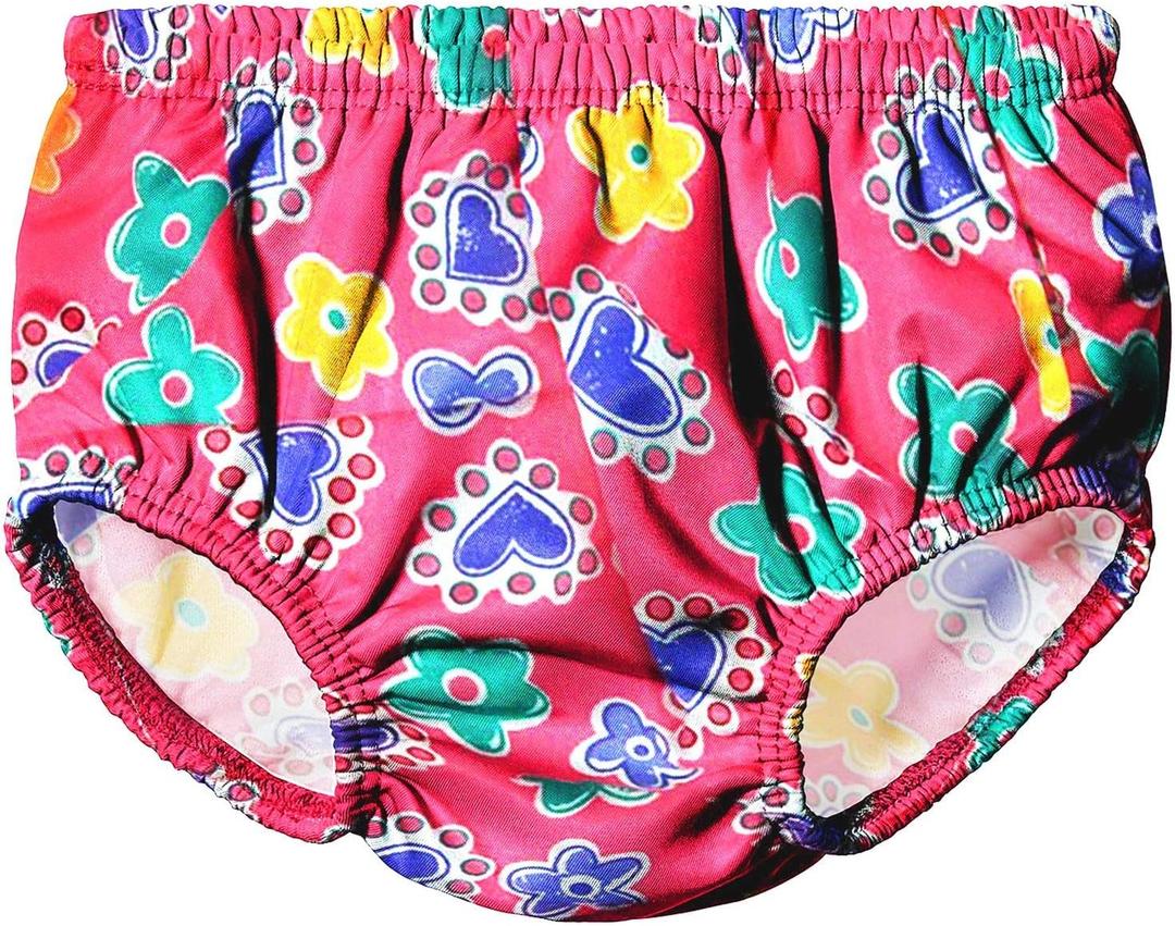 Water Gear Reusable Baby Swim Diaper - Soft and Designed to Keep Your Baby Comfortable - Eco-Friendly - Great to Wear When Learning How to Swim - Pink -Medium - 18-22 lb