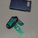 eXtremeRate PlayVital Cover for Nintendo Switch, Protective Case Protector for Switch, Shock-Absorbent Anti-Scratch Dockable Durable Hard Shell, Chameleon Green Purple (NOT for Switch 2)