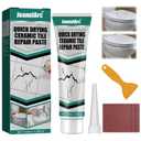 Tile and Granite Repair Kit, Marble Porcelain Stone and Quartz Countertops Repair Kit for Chips Dents Cracks Holes Scratch, Tile Repair Kit Fix Porcelain Stone Reattaches Other Hard Surfaces
