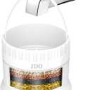 Bath Filter for Tub 2500 Gallon Bathtub Water Filter, Upgraded Large Opening Design (15L/Min) Universal Fit for Bathtub Faucet, Hard Water Softener Removes Chlorine Sensitive Skin Dry Hair Friendly (Matte White)