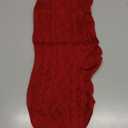 Personalized Christmas Stocking, 18 Inches Knit Christmas Stockings,Knit Stockings Christmas, Large Size Cable Knitted Stocking for Gifts and Decorations for Home Festive Christmas Parties (Red)