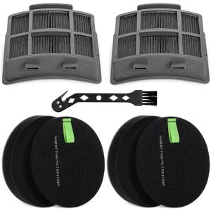 HOUSEMAX Filters Replacement Compatible with Bissell 3774F 39883 3418 3415 3402 3404 3774 3774G 3775 3409 Pet Hair Eraser & PowerLifte Upright Vacuums, Replace Parts 1635630 & 1635629