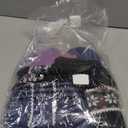 Pleneal Wool Socks for Women - Womens Wool Socks Winter Warm Cozy Knit Sock for Women Men (5 Pairs Purple Octagon,5-9)