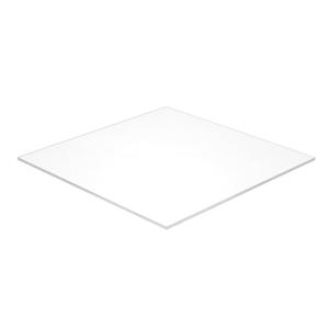 Falken Design White Translucent 55% Acrylic Sheet 12" x 24" x 1/8" Thick Plexiglass Panel for DIY Projects, Laser Cutting, Light Boxes, Signage & Displays - Shatterproof, Weather-Resistant