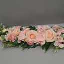 Minsara Lane Pink Artificial Flower Arrangements 25.6" Table Centerpiece