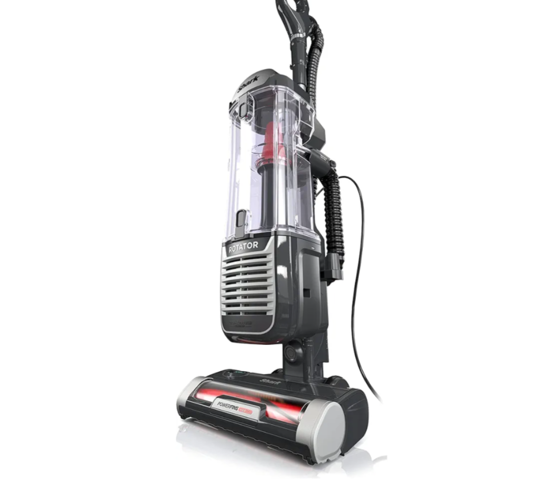 Shark ZU102 Rotator Pet Upright Vacuum with PowerFins HairPro & Odor Neutralizer Technology, Charcoal, 2.9 L Dust Cup