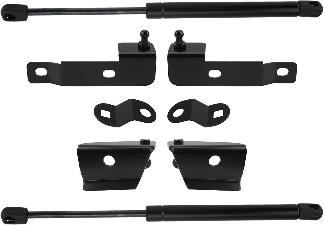 Carbhub Front Bonnet Hood Shock Rod Kit Fit for Nissan Navara Frontier D40 Pathfinder Xterra 2004-2018