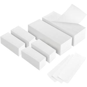 600-Count Non Woven Wax Strips, 2 Size Body and Facial Epilating Wax Strips Paper for Hair Removal, Beauty Waxing Strips for Leg Face Chest Back and Bikini