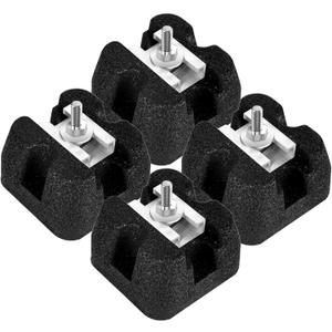 4 Pack Mini Split Floor Mount Base | Air Conditioner Base for 7,00060,000 BTU | Anti-Vibration Mini Split Base, UV & Waterproof Condenser Support for Outdoor HVAC Units