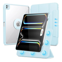 SPARIN Case for iPad Pro 13 inch 2025/2024-M4 M5 with Pencil Holder, Detachable Magnetic Hybrid Protective Cover, Portrait/Landscape Stand, Durable Protection, Auto Wake/Sleep-Blue