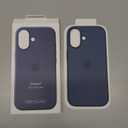 Apple iPhone 17 Silicone Case with MagSafe and Camera Control: Lightweight Phone Case, Wireless Charging Compatible, Smooth Matte Finish; Anchor Blue