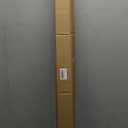 BRIOFOX Industrial Shower Curtain Rod - Never Rust Non-Slip 43-72 Inch Stainless Steel, Bronze, Painted-gold Finial