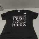 That's What I Do I Fish And I Know Things - Fishing Lover T-Shirt, Size M