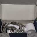 Filtered Shower Head with Handheld, High Pressure 3 Spray Mode Showerhead with 18 Stage Water Softener Filters for Hard Water - Handheld Shower Head-Remove Chlorine-White (Wihte)