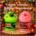 Slime Advent Calendar for Teen Girls, 24 Days Christmas Countdown with Cute Slime Kit, Xmas Stocking Stuffer Holiday Gifts for Kids Boys Toddlers