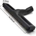 EZ SPARES Compatible with Electrolux Central Vacuum 14 inch Large Smooth Floor Brush Good Water Absorption with Horsehair for Hard Floor