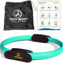 ProBody Pilates Fitness Circle  14 Inch Pilates Ring for Focusing on Toning Inner Thighs, Arms, and Core (Aqua)