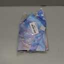 Tissue Box Cover Blue and Grey Marble Leather Tissue Box Holder Cube Paper Case Cover Facial Paper Organizer Dispenser for Bathroom, Vanity Countertop, Office Desk