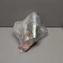 Whaline 50Pcs Christmas Disposable Plastic Cups with Lids and Straws 12oz Party Cups Gingerbread Man Cold Beverage Drinking Cups for Xmas Holiday Party Supplies