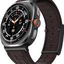 Sport Silicone Bands Compatible with Samsung Galaxy Watch Ultra Band (2025/2024) 47mm for Men Women,Soft Silicone with Magnetic Buckle Replacement Strap for Galaxy Watch Ultra