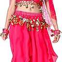Breevo Kids Pink Genie Costume for Girls Top Model Dance Large