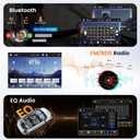 Single Din Flip Out Car Stereo Touch Screen Wireless Carplay Android Auto, 7 inch Car Radio 1 Din Bluetooth Support SWC FM/EQ USB Type-C, Car Audio Receiver MP5 Player with Backup Camera