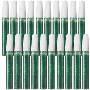 20 Pcs Green Glitter Glue Sticks for Crafts Perfect Glitter Stick for DIY Arts School Projects, Scrapbooking, and Art Creations (Green)