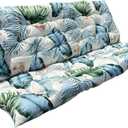 Porch Swing Cushions, Outdoor Cushions for Patio Furniture with Backrest, Thickened 4" Swing Cushions for Outdoor Furniture, for Porches, Patios, Outdoors and Gardens (Hawaii,60x40)