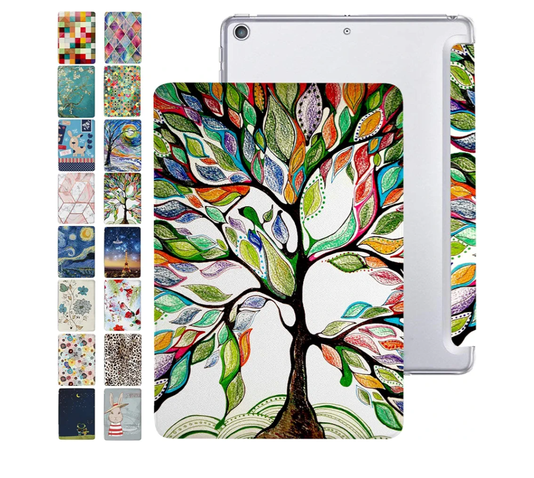 DuraSafe Cases iPad PRO 11 2nd 2020 [ PRO 11 Inch 2 Generation ] MY232LL/A MY252LL/A MY332LL/A MY342LL/A Trifold Printed PC Lightweight Protective Clear Back Cover - Olivia Tree