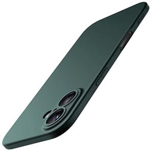 JETech Slim Case for iPhone 17 6.3-Inch, Ultra-Thin Lightweight Minimalist Phone Cover with Camera Lens Protection, Matte Anti-Fingerprint Finish (Midnight Green)