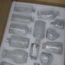 Glass Bud Vases in Bulk Set of 30 Pcs,Small Glass Vases for Flowers as Wedding Centerpieces for Tables,Clear Flower Vases Suitble for Wedding Decorations,Christmas Home Decor (Clear, 30 pcs)