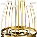 Rotating Mug Cup Drying Rack Stand Drinking Glass Cup Holder Organizer for Home Kitchen (Crystal Style)