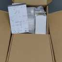 Asidrama 4 Pack Passage Brushed Satin Nickel Door Handles, Door Lever with Door Knobs Indoor for Bedroom or Bathroom, Heavy Duty Door Handles Interior with Locks for Left Right Sided Doors