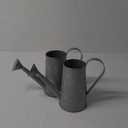 MyGift 5 Inch Mini Rustic Galvanized Metal Decorative Vase in Vintage Style Watering Can Design for Dried Flowers and Artificial Plants - Handcrafted in India, 2