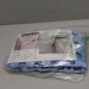 HITSLAM Shower Mat Anti Slip, 21x21 Inch No Odor Soft TPE Bathroom Shower Stall Floor Mat, Square Bath Mat for Tub Non Slip with Suction Cups and Drain Holes, Machine Washable, Soft on Feet, Blue