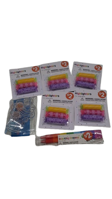 Highlighters 4pack ; Crayons ; Paint