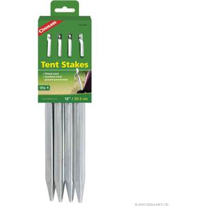 Coghlans 9812 4 Pack 12" Steel Tent Stakes