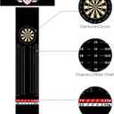 Darts Floor Mat - Heavy Duty Dart Throw Line Mat with Non-Slip Rubber Backing