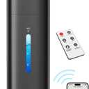 Smart Humidifiers Large Room Bedroom Home, 2.11Gal(8L) Quiet Top Fill Cool Mist Humidifier, Smart App & Remote Control, 3 Speed Humidifier with 360 Nozzle, Humidity Setting for Baby Office (Black)