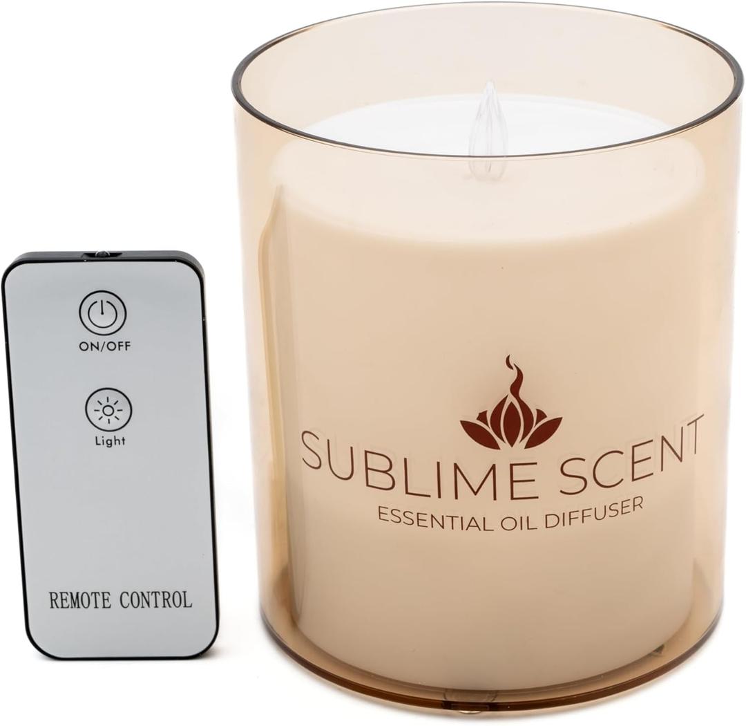 Flameless Essential Oil Diffuser - Corded. It Features an Easy to use 150ml Water Tank, Light on or Off Mode, and a Safety auto-Switch That Prevents it from overheating in case it Runs Out of Water.