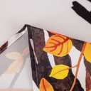 Halloween Tablecloth, Orange Jack-O-Lantern Pumpkin Leaf Holiday Table Cover Rectangular Water Resistant for Party Picnic Dinner Decor 60x102 Inch