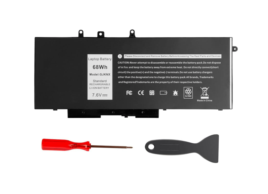 TREE.NB 68Wh GJKNX GD1JP Laptop Battery for Dell Latitude 5480 5580 5280 5288 5290 5488 5490 5491 5495 5590 5591 E5480 E5580 E5490 E5590 Precision 15 3520 3530 DY9NT 0DY9NT 0GD1JP 5YHR4 451-BBZG