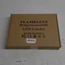 Enido 12 Pc Flameless LED Candles with Remote & Timer, Outdoor Waterproof, Flickering Electric Warm Lights for Cozy Home & Holiday Romantic Decor, Battery Operated for Party(D 2.2 x H 4/5/6