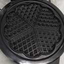 Mueller Heart 5 Waffle Maker, Waffle Iron, Adjustable Browning Control & Nonstick, Cool Touch Handle, Easy to Clean, Small Kitchen Appliances